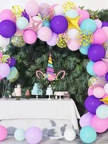 96pcs Decorative Balloon Garland, Colorful Balloon For Birthday Party - Multicolor - View 3
