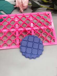 1 pieza Sello de galleta con diseño de corazón - Rosa - Ver 2