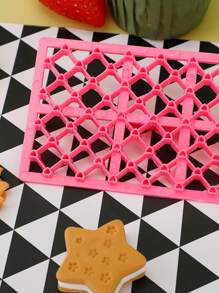 1 pieza Sello de galleta con diseño de corazón - Rosa - Ver 3