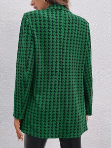 SHEIN Essnce Áo khoác  âu phục nữ Túi Nút phía trước răng cưa Thanh lịch - Nhiều màu - Xem 2