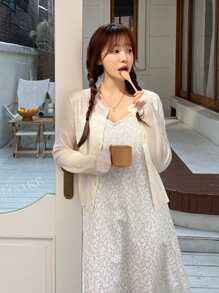 DAZY 心形装饰项链情人节 - 銀色 - 查看 11