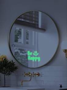 1 件，Be Happy 夜灯镜子装饰贴纸 - 綠色 - 查看 2