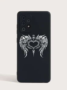 Funda para móvil ala con estampado - Blanco y Negro - Ver 2