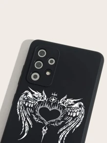 Funda para móvil ala con estampado - Blanco y Negro - Ver 4