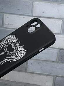 Funda para móvil ala con estampado - Blanco y Negro - Ver 5