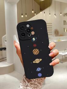 Planet Pattern Phone Case - Multicolor - View 2