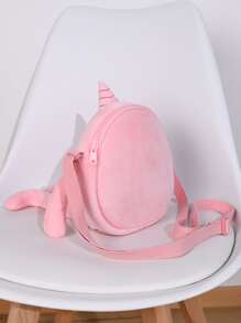 Cartoon Pattern Design Novelty Bag Pink Cute Crossbody Bag For Girls - Pink - View 6