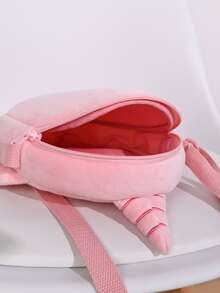 Cartoon Pattern Design Novelty Bag Pink Cute Crossbody Bag For Girls - Pink - View 5