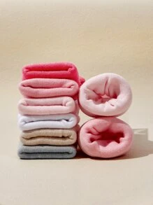 6pairs Baby Solid Socks