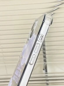 Slogan Graphic Mirror Case Điện thoại - Nhiều màu - Xem 3