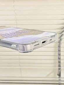 Slogan Graphic Mirror Case Điện thoại - Nhiều màu - Xem 4