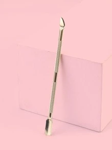 1pc Stainless Steel Nail Push - Gold - View 1