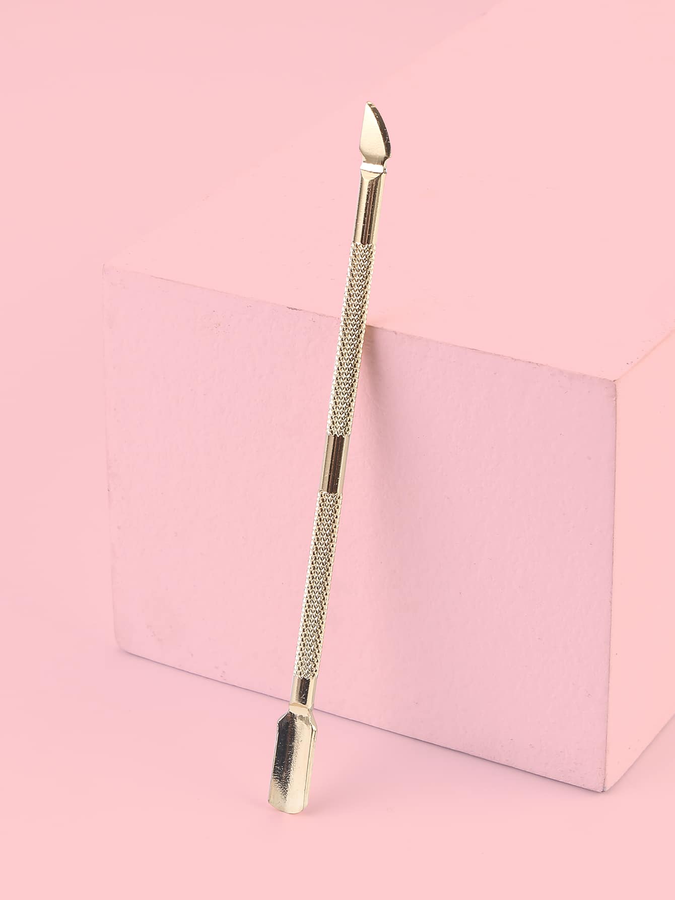 1pc Stainless Steel Nail Push - Gold - View 1