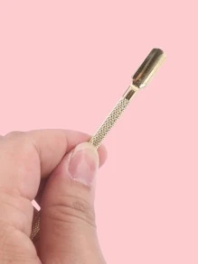 1pc Stainless Steel Nail Push - Gold - View 4