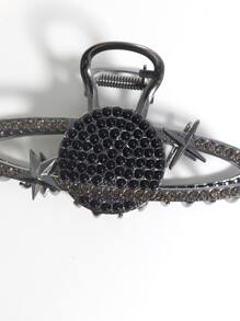 水钻星球和星星装饰发爪派对，Y2k 爪夹发夹发夹发夹发夹发夹发夹秋冬发饰女士度假装女士 - 彩色 - 查看 4