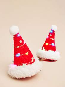 1 kẹp tóc trang trí mini LED dễ thương phát sáng, đạo cụ Giáng sinh phát sáng, phụ kiện trang trí Giáng sinh, trang trí phòng trang trí Giáng sinh đèn Giáng sinh trang trí phòng ngủ trang trí nhà trang trí tiệc lễ hội ngày lễ quà tặng giáng sinh lễ tạ ơn trang trí cây thông Noel đồ trang trí - Nhiều màu - Xem 3