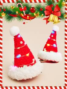 1 kẹp tóc trang trí mini LED dễ thương phát sáng, đạo cụ Giáng sinh phát sáng, phụ kiện trang trí Giáng sinh, trang trí phòng trang trí Giáng sinh đèn Giáng sinh trang trí phòng ngủ trang trí nhà trang trí tiệc lễ hội ngày lễ quà tặng giáng sinh lễ tạ ơn trang trí cây thông Noel đồ trang trí - Nhiều màu - Xem 5