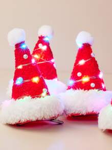 1 kẹp tóc trang trí mini LED dễ thương phát sáng, đạo cụ Giáng sinh phát sáng, phụ kiện trang trí Giáng sinh, trang trí phòng trang trí Giáng sinh đèn Giáng sinh trang trí phòng ngủ trang trí nhà trang trí tiệc lễ hội ngày lễ quà tặng giáng sinh lễ tạ ơn trang trí cây thông Noel đồ trang trí - Nhiều màu - Xem 7