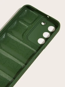 素色絎縫手機殼 - 軍綠色 - 查看 4