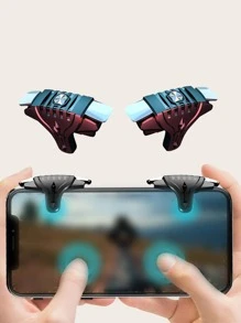 2pcs Phone Gaming Trigger - Black - View 1