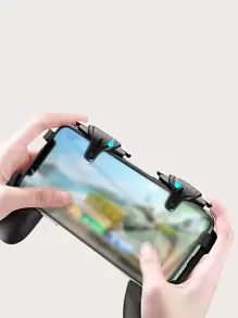 2pcs Phone Gaming Trigger - Black - View 2