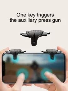 2pcs Phone Gaming Trigger - Black - View 3