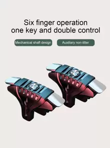 2pcs Phone Gaming Trigger - Black - View 4