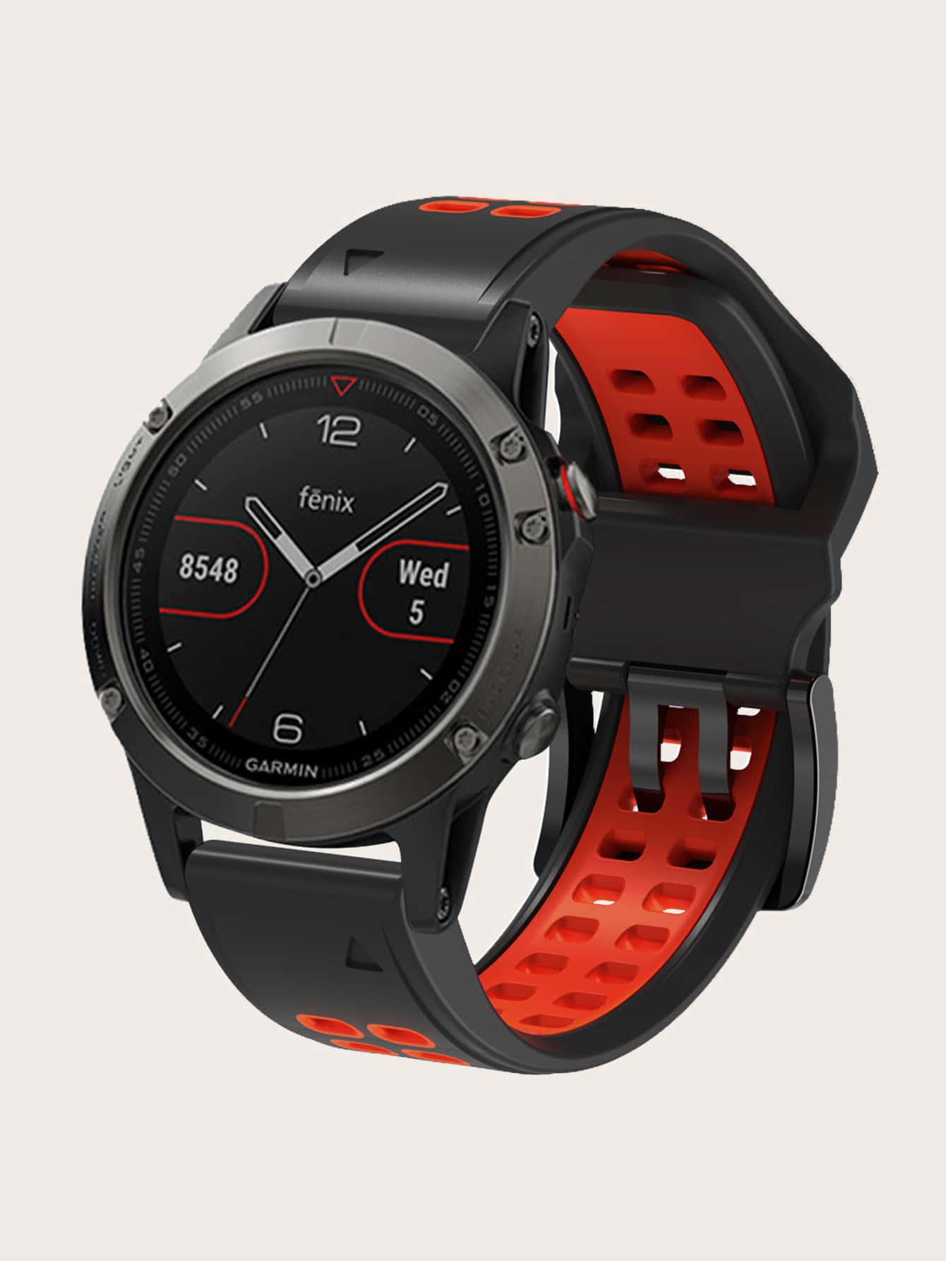 矽膠智能手錶帶與 Garmin 手錶兼容 - 彩色 - 查看 1