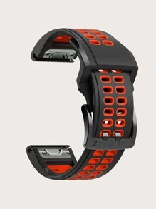 矽膠智能手錶帶與 Garmin 手錶兼容 - 彩色 - 查看 2