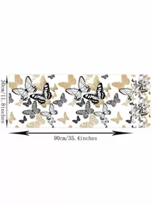 One Butterfly Patterned Microwave Dust Cover Can Prevent Dust And Stains. The Material Is All Polyester And Not Waterproof, But It Can Prevent Dust And Stains. It Is Also A Decorative Dust Cover That Is Easy To Use And Clean - Multicolor - View 4