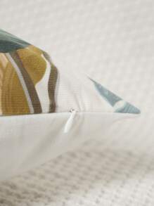 植物圖案靠墊套不附帶墊芯 - 彩色 - 查看 2