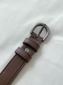 DAZY Cinturón sólido minimalista