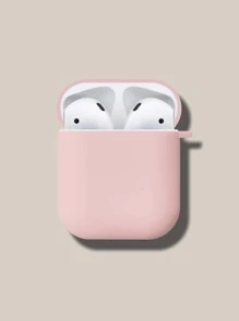 Solid Case Compatible With Airpods - Pink - View 2