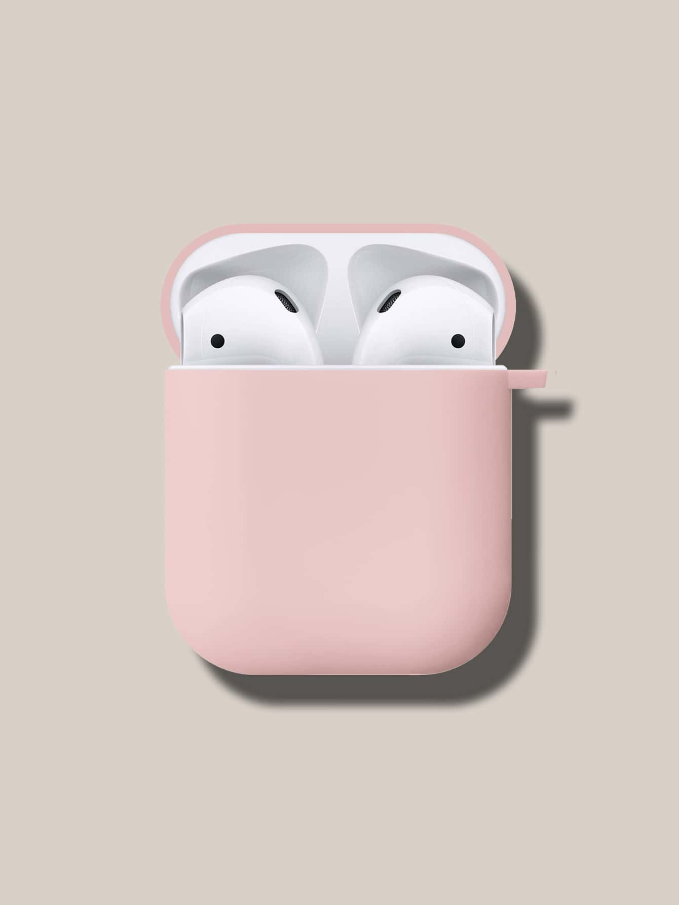 Funda compatible con Airpods unicolor - Rosa - Añade 2
