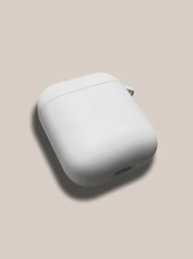 素色耳機殼適用於Airpods - 白色 - 查看 2