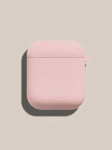 Solid Case Compatible With Airpods - Pink - View 4