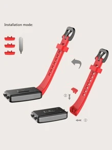 Plain Watchband Compatible With Huawei Band 6 - Red - View 4