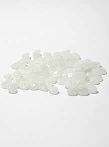 100入組夜光石設計花園裝飾工藝品，適用於庭院花盆迷你石花園裝飾品