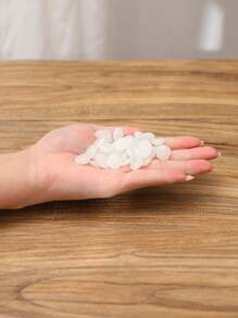 100入組夜光石設計花園裝飾工藝品，適用於庭院花盆迷你石花園裝飾品