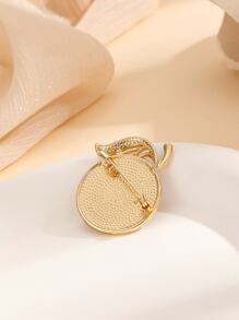 Broche naranja en forma de - Multicolor - Ver 2