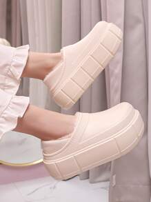 Thermal Lined Work Clogs - Beige - View 4