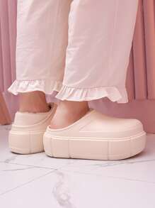 Thermal Lined Work Clogs - Beige - View 5