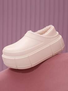 Thermal Lined Work Clogs - Beige - View 6