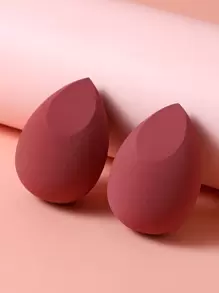 2pcs Makeup Sponge - Red - View 2