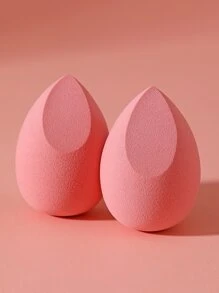 2 piezas Esponjas de maquillaje - Rosa - Ver 2