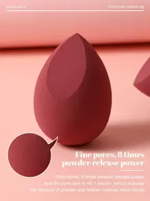 2pcs Makeup Sponge - Red - View 3