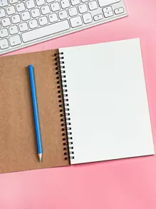 Giấy ghi chú Sổ tay xoắn ốc - Màu Khaki - Xem 1