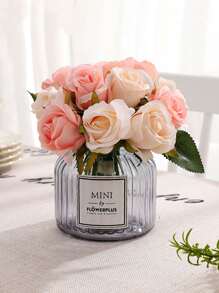 12束人造玫瑰 - 彩色 - 查看 1