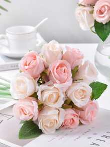 12束人造玫瑰 - 彩色 - 查看 2