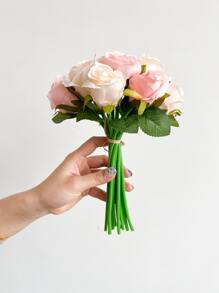 12束人造玫瑰 - 彩色 - 查看 3